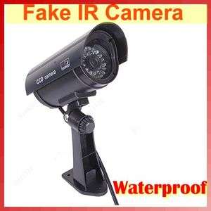 Wireless Dummy Security Camera IR LED Fake Surveillance  