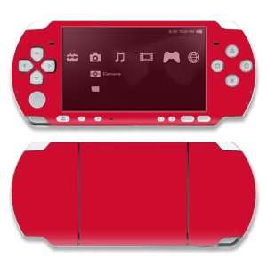  Sony PSP Slim 3000 Decal Skin   Simply Red Everything 