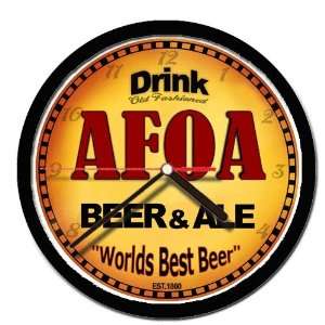  AFOA beer and ale wall clock 