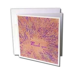  CherylsArt Thank You   Lavender Blue and Gold Splatters 