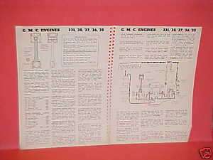 1935 1938 GMC 331 ENGINES SPECIFICATIONS SERVICE MANUAL  