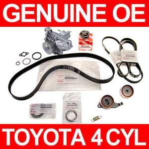 1997 Toyota Camry 2.2L 4Cyl Timing Belt+Water Pump Kit 97 Genuine 