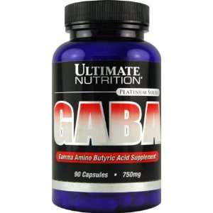  Ultimate Nutrition GABA   750mg/90 Capsules Health 