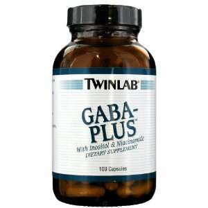 TwinLab Amino Acid Supplement GABA Plus (Gamma Amino Butyric Acid) 100 