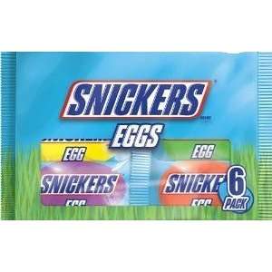 Snickers Eggs, 6.6 Ounce Pack of 6 Eggs, 3 Packs  Grocery 