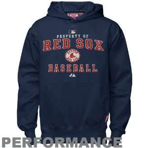 Majestic Boston Red Sox Youth Navy Blue Property Of Performance Hoody 