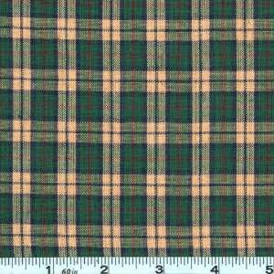  45 Wide Yarn Dyed Homespun Plaid Aiden Green Fabric By 