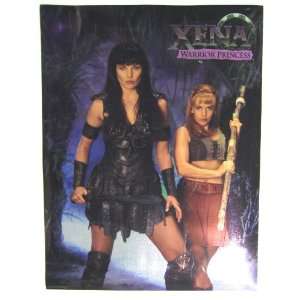 Xena Warrior Princess Chrome Foil Poster with Lucy Lawless and Renee 