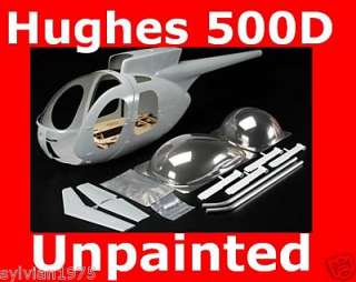 HUGHES 500D FUNKEY UNPAINTED Fuselage for .46 50 SIZE  