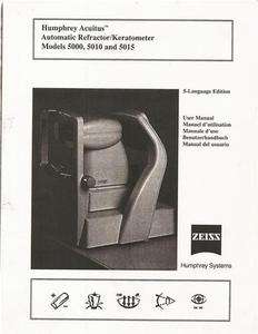   Acuitus Auto refractor Keratometer 5015 Manual English Edition  