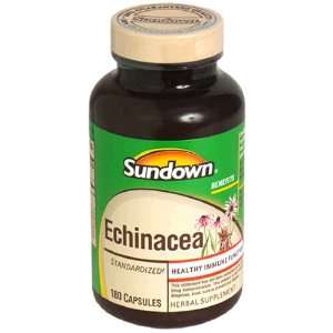  Sundown Echinacea, Standardized, 180 Capsules Health 