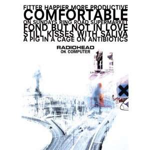  Radiohead OK Computer, Music Poster Print, 24 by 36 Inch 