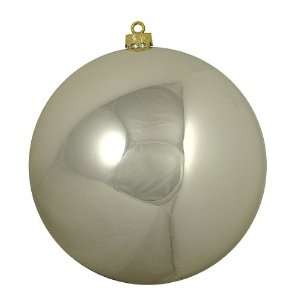 Shiny Champagne Commercial Shatterproof Christmas Ball Ornament 6 
