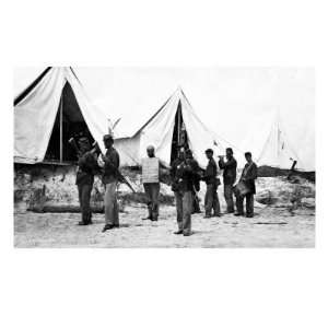  Morris Island, SC, Drumming a Thief Out of Camp, Civil War 