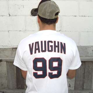 Rick Vaughn Wild Thing Jersey T Shirt #99 Charlie Sheen  