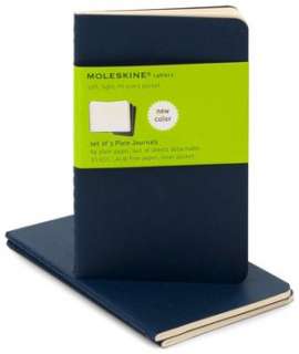   Moleskine Cahier Black Pocket Plain Journal, Set of 3 