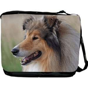  Rikki KnightTM Collie Dog Messenger Bag   Book Bag 