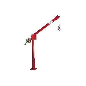 Thern 500 Lb Portable Davit Crane & M1 Spur Gear Hand Winch and 522 