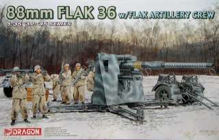 Dragon 6260  88mm Flak 36 with Artillery Crew 1/35  