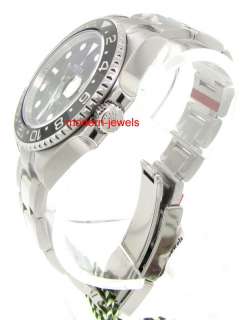 Rolex 116710 GMT Master II Black Ceramic Bezel Watch   