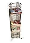 Decorative Multimedia Stand CD / DVD Tower Storage Rack Particleboard 