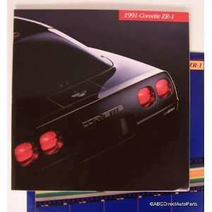  1991 Chevy Corvette ZR1 Dealer Sales Brochure Literature 
