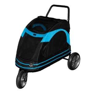  Roadster Pet Strollers Black / Blue 33 x 20 x 21