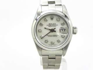 Ladies Rolex Datejust S.S. Mother of Pearl Diamond Dial w/Box & Papers 