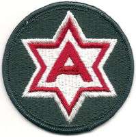 6th ARMY PATCH   POST WWII **MINT**mer  