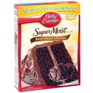 Betty Crocker Super Moist Butter Recipe Chocolate Cake Mix 15.25 oz 