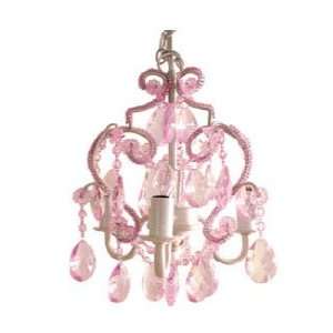 By Sleeping Partners Tadpoles Collection Pink Sapphire Finish 3 Bulb 