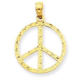  14k Peace Sign Pendant West Coast Jewelry Jewelry