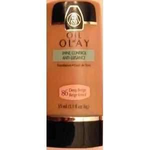 PACK] Oil of Olay All Day Moisture Foundation,DEEP BEIGE #86 35 ml 