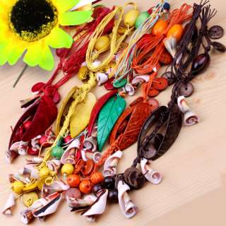 5pc Wholesale Assorted Coconut Shell&Sea Shell Necklace  