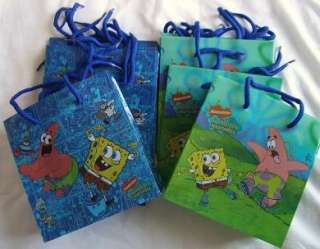   Spongebob Squarepants Goody Gift Loot Bag Birthday Party Favor Supply