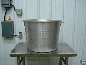 Aluminum Round Colander Pot w/ Handles 21 x 15 Tall  