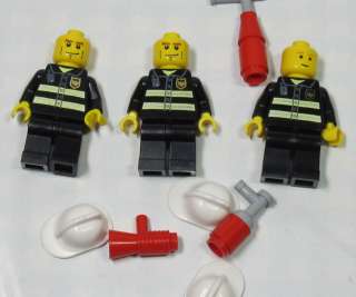Lego 7240 Fire Station Instructions Box Long Axle Minifigures  