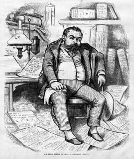 THOMAS NAST HIMSELF TRYING TO THINK OF SOMETHING FUNNY  
