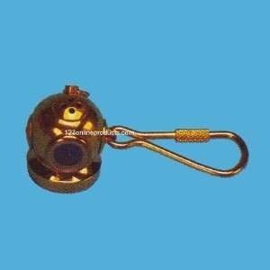 Commercial Diver Brass Helmet Key Ring 