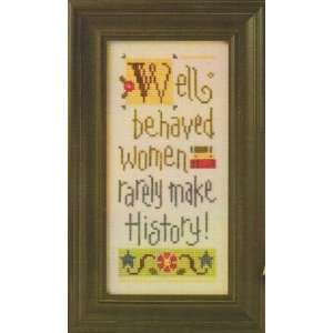  Well Behaved Women Giggle Boxer   Cross Stitch Kit Arts 