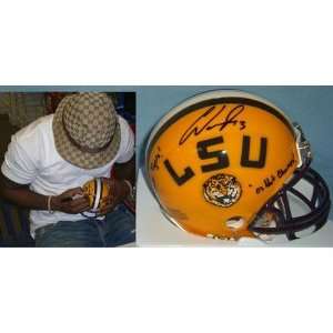  Craig Davis (LSU Tigers) Signed Autographed Mini Helmet 