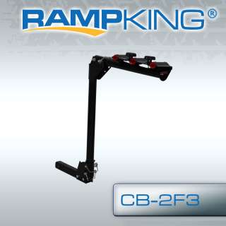 RAMP KING 3 BIKE SWING DOWN CARRIER BICYCLE RACK FOR 2 RECEIVER HITCH 