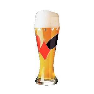  Weizen Beer Glass, R and B Card Suit, Designer Color 