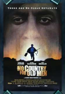 NO COUNTRY FOR OLD MEN * 1SH ORIGINAL DOUBLE SIDED MOVIE POSTER ROLLED 