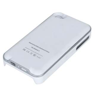   Bluetooth Slide Out Keyboard Hard Case for Apple iPhone 4   White