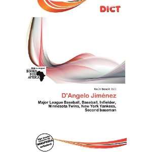 DAngelo Jiménez (9786136602813) Knútr Benoit Books