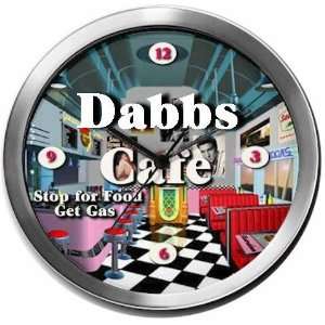  DABBS 14 Inch Cafe Metal Clock Quartz Movement Kitchen 