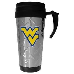 West Virginia Mountaineers NCAA Diamond Plate Travel Mug  
