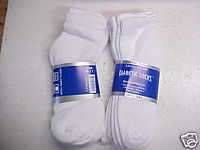 6pr Ladies loose fit Diabetic Ankle Socks White 9 11  