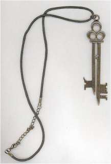 Costumes Metal Pirate Skeleton Key Necklace  